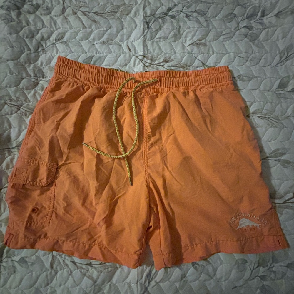 Tommy Bahama Orange Swim Trunks